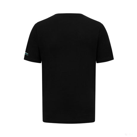 梅赛德斯-罗素标志T恤，男士，黑色