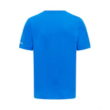 梅赛德斯-乔治-拉塞尔标志T恤，男士，蓝色 - FansBRANDS®