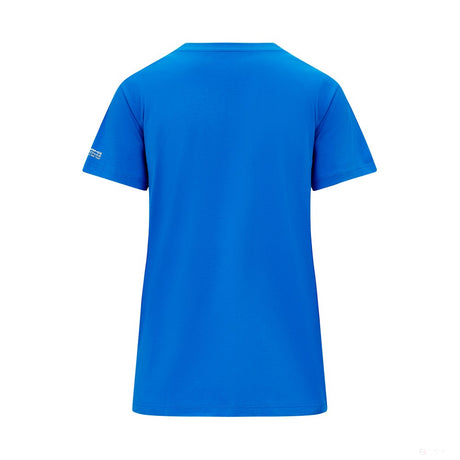 梅赛德斯-乔治-拉塞尔标志T恤，女式，蓝色