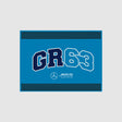 梅赛德斯-乔治-拉塞尔90X120旗帜，蓝色 - FansBRANDS®