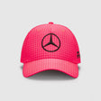梅赛德斯车队刘易斯-汉密尔顿上校司机棒球帽 霓虹粉色，2023年 - FansBRANDS®