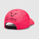 梅赛德斯车队刘易斯-汉密尔顿上校司机棒球帽 霓虹粉色，2023年 - FansBRANDS®