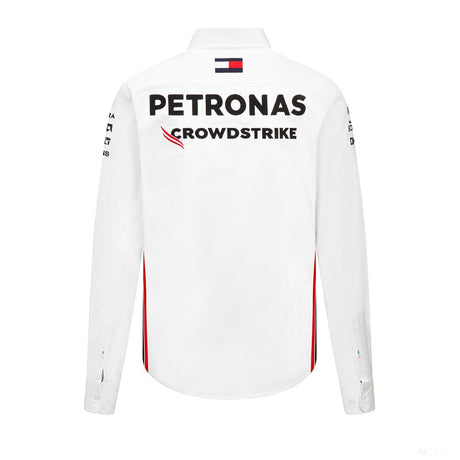 梅赛德斯车队，男子团队衬衫，白色，2023年