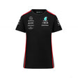 梅赛德斯车队，女司机T恤，黑色，2023年 - FansBRANDS®