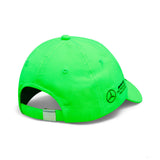 梅赛德斯车队，乔治-拉塞尔司机帽，霓虹绿色，2023年 - FansBRANDS®