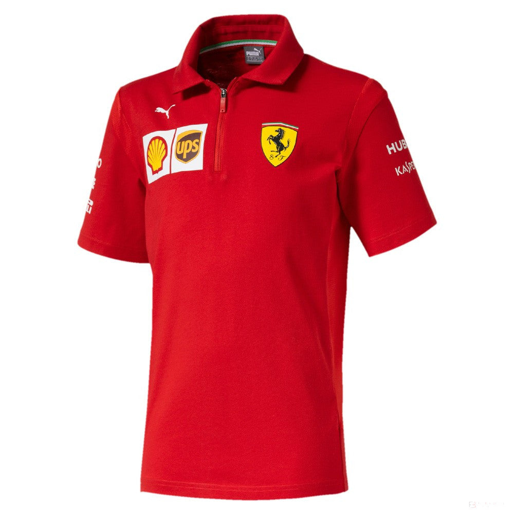 Ferrari Kids Polo，Puma，团队，红色，2019