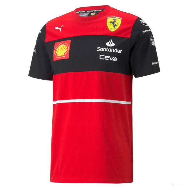 Puma Ferrari Charles Leclerc T 恤, 红色, 2022 - FansBRANDS®
