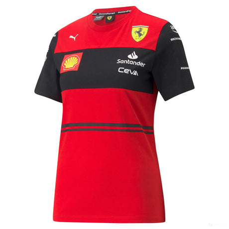 Puma Ferrari 女装 T 恤, 红色, 2022 - FansBRANDS®