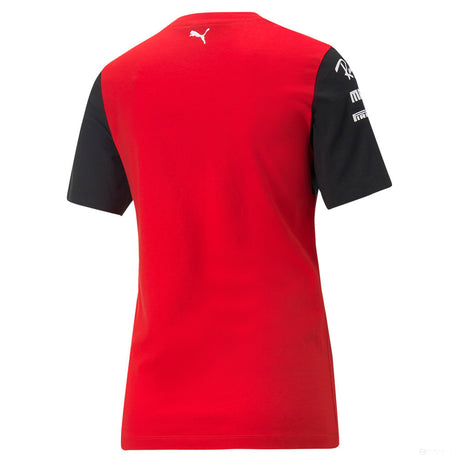 Puma Ferrari 女装 T 恤, 红色, 2022
