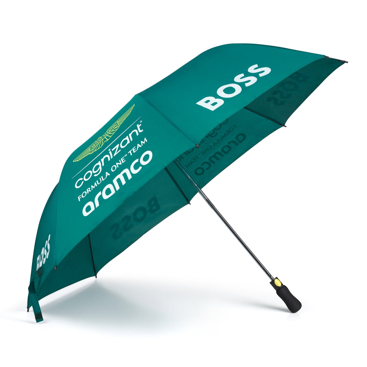 Aston Martin telescopic umbrella, green, 2023