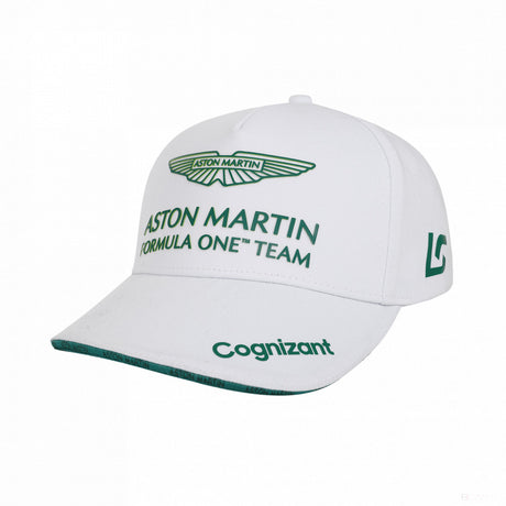 Aston Martin Lance Stroll 棒球帽，成人，白色，2022 - FansBRANDS®