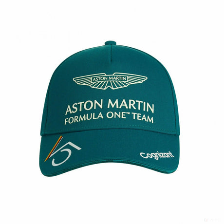 阿斯顿马丁塞巴斯蒂安维特尔棒球帽，儿童，绿色，2022