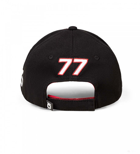 阿尔法罗密欧棒球帽，Valtteri Bottas，成人，黑色，2022