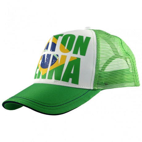 Ayrton Senna 棒球帽, 巴西, 成人, 绿色, 2015 - FansBRANDS®