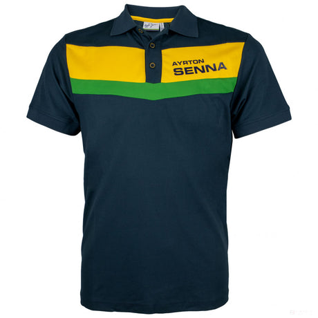 Ayrton Senna Polo, Racing, 蓝色, 2020 - FansBRANDS®