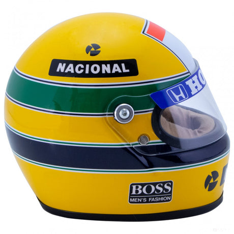 Ayrton Senna 迷你头盔 1988, 1:2 比例, 黄色, 2020