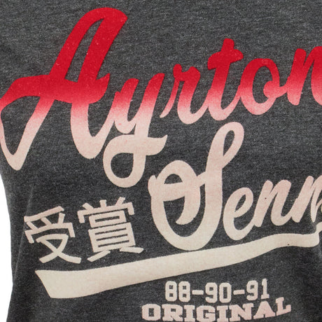Ayrton Senna 女式 T 恤，复古，灰色，2020 年 - FansBRANDS®