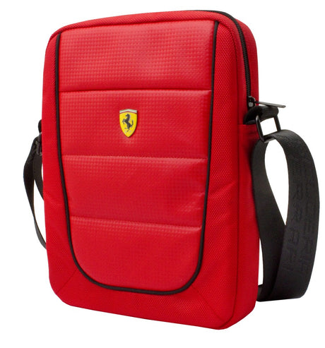 Ferrari 边包，Scudetto，25x20x5 cm，红色，2018 - FansBRANDS®