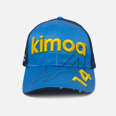 Alpine Baseball Cap, Kimoa Fernando Alonso - 西班牙大奖赛, 蓝色, 2021