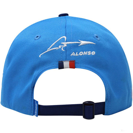 Alpine 棒球帽，Fernando Alonso Kimoa France GP，蓝色，2022