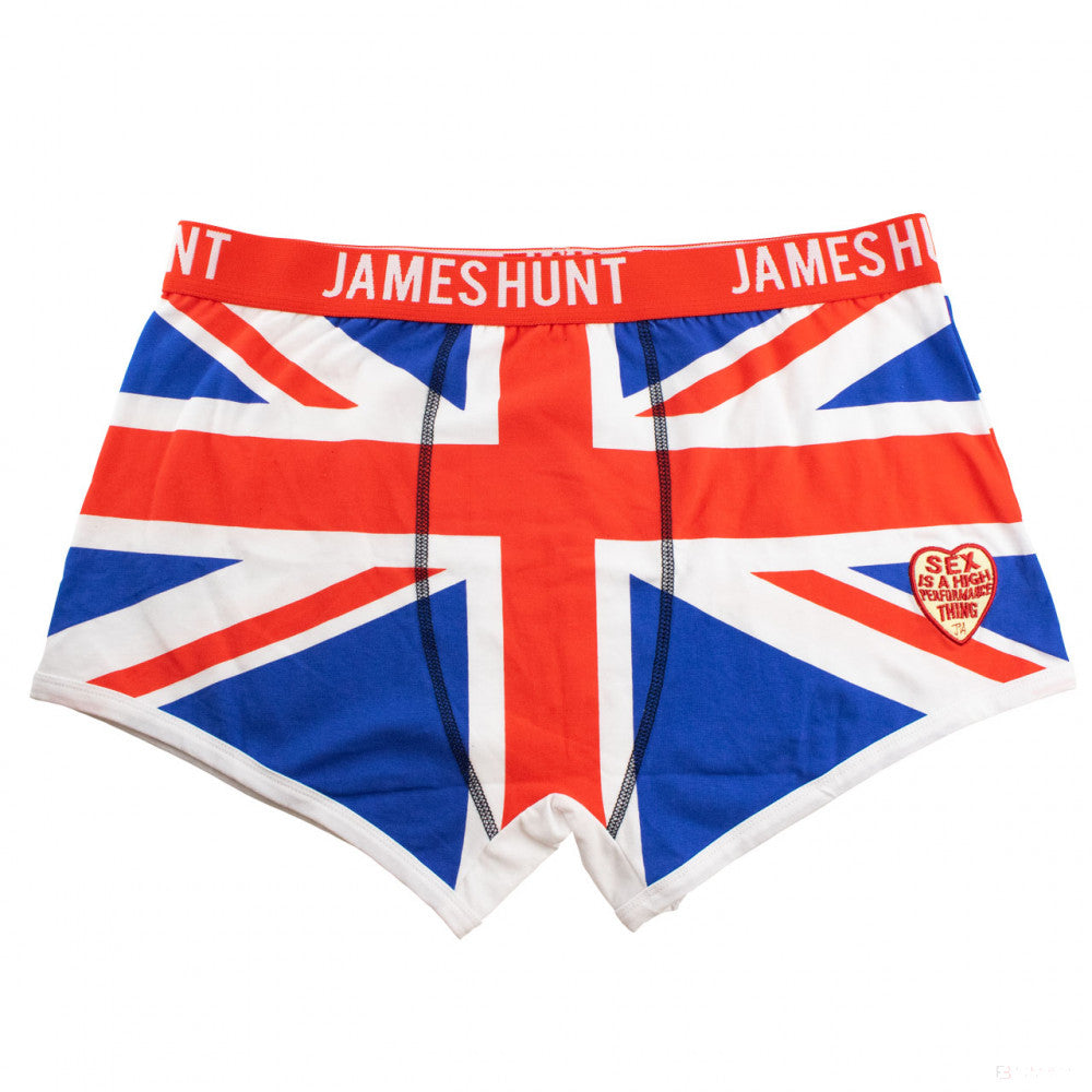 詹姆斯亨特内衣，头盔 + 英国国旗拳击手短裤 - 双装，蓝色，2021 - FansBRANDS®
