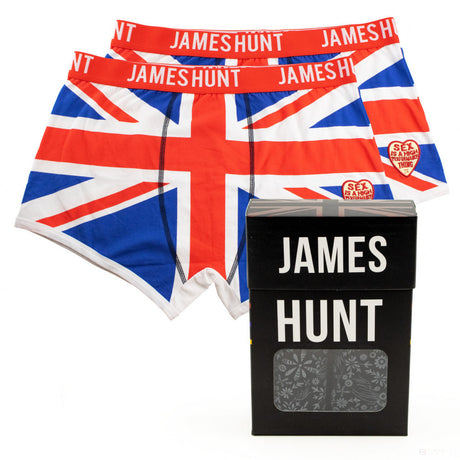 James Hunt 内衣, Union Jack 平角短裤 - 双包, 蓝色, 2021 - FansBRANDS®