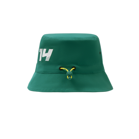 费尔南多-阿隆索帽子，Kimoa，水桶帽，绿色，2024 年