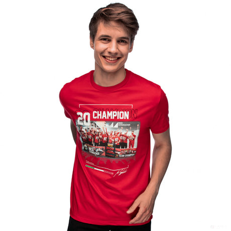 米克舒马赫T恤，F2世界冠军2020，红色，2020 - FansBRANDS®