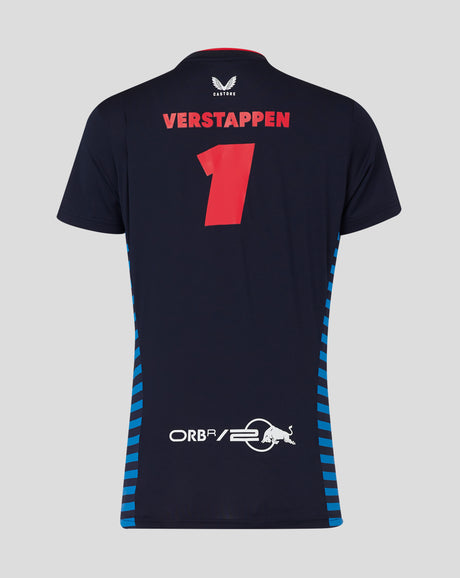 红牛 T恤, Castore, Max Verstappen, 女装, 蓝
