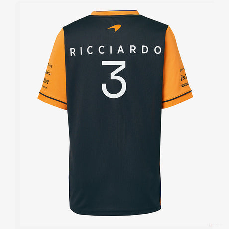迈凯轮 T 恤，丹尼尔里卡多队，橙色，2022