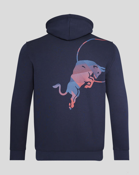 Red Bull Racing sweatshirt, hooded, RBR graphic, blue - FansBRANDS®